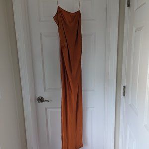 Christian Dior Boutique - AS IS - Burnt Orange Gown/Slip Dress